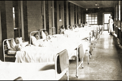 Old Picture of Hospital Ward